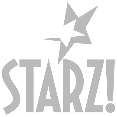 Starz! Logo Black and White – Brands Logos