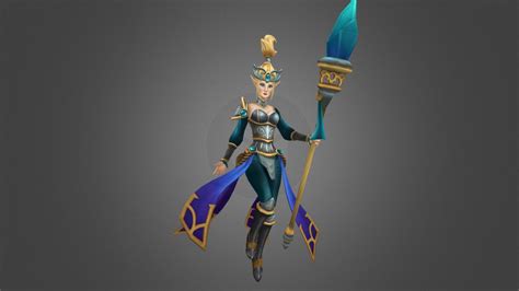 Victorious Janna - Riot Art contest - 3D model by deardrake [4cdaaa2] - Sketchfab