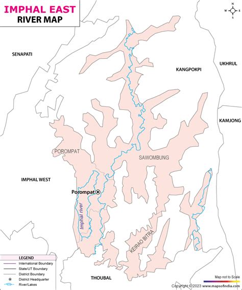 Imphal East River Map