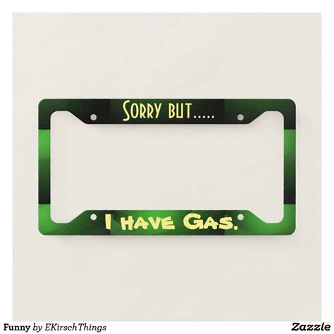 Funny License Plate Frame | Zazzle | Funny license plate frames, Funny ...