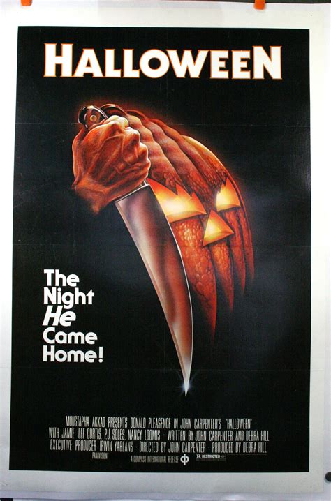 HALLOWEEN, Original Movie Poster - Original Vintage Movie Posters