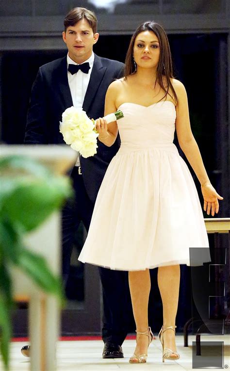 Ashton Kutcher Takes Mila Kunis to His Twin Brother's Wedding, Actress Looked Like Part of the ...