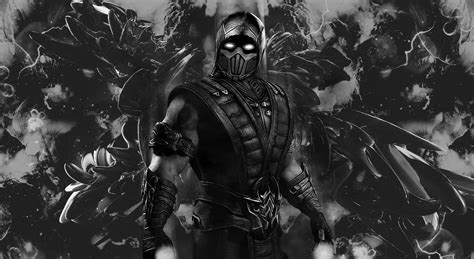 Download Noob Saibot Unleashes His Dark Power in Mortal Kombat Wallpaper | Wallpapers.com