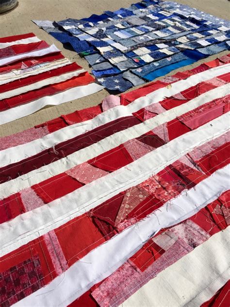 American flag quilt - noelle o designs