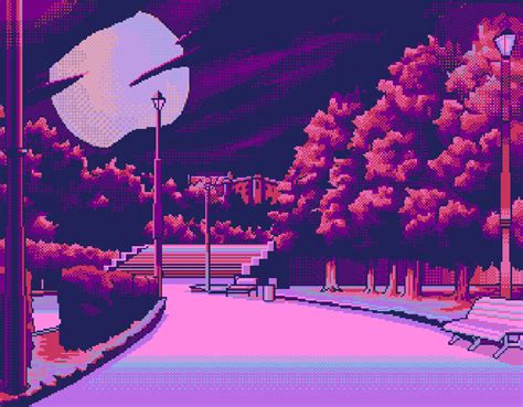 35+ Anime Pixel Art Pink Aesthetic Background Images - Anime Wallpaper HD