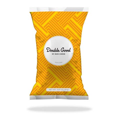 Double Good Popcorn Wants To Spread The Good With Every Bag | Dieline ...