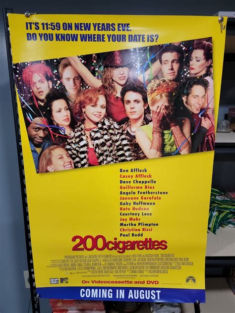 200 CIGARETTES POSTER 27x40 Christina Ricci, Ben Affleck, Dave chappelle | eBay