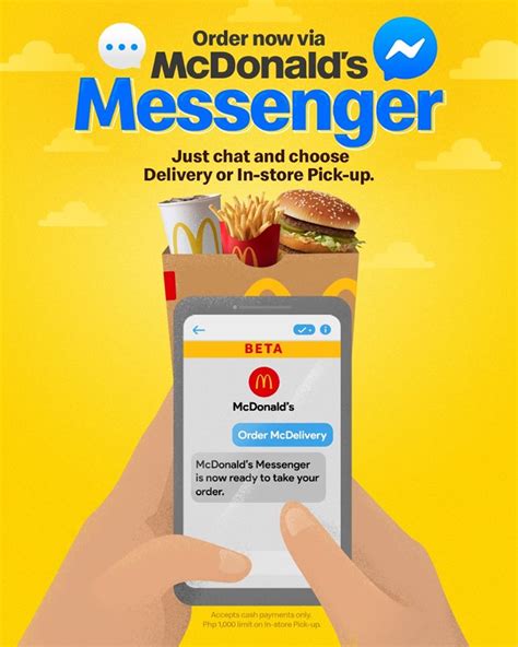 Order McDonald's via Messenger - Mini Me Insights