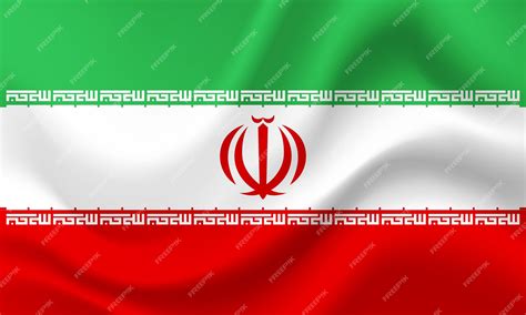 Premium Vector | Iran flag symbol of iran vector flag illustration ...