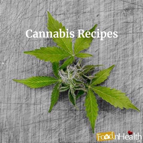 5 Cannabis Recipes You Didn't Know About - Food N Health