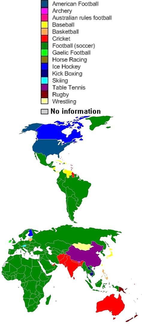 Most popular sport by country - 9GAG