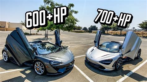 2018 McLaren 570s vs. 2020 McLaren 720s (REVIEW!) - YouTube