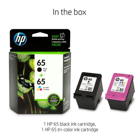 Original HP 65 Black/Tri-color Ink Cartridges (2-pack) | Works with HP ...