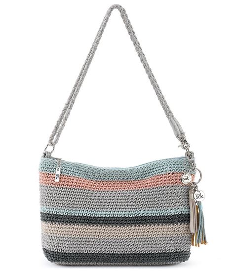 The Sak 3 In 1 Demi Classic Hand-Crochet Zip Crossbody Bag | Dillard's | Crochet mini bag ...