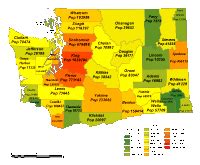 Editable Washington County Populations Map - Illustrator / PDF ...