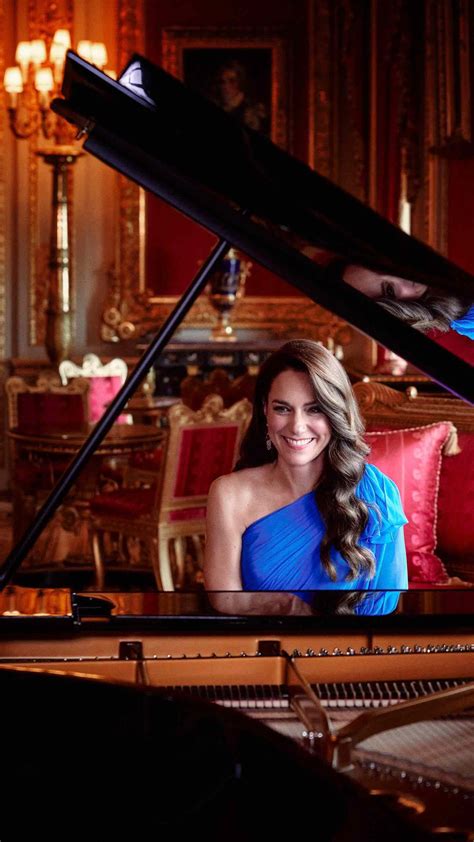 Kate Middleton Gave a Surprise Piano Performance in a Sheer One-Shoulder Gown at Eurovision