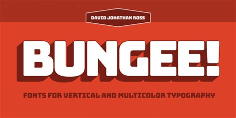 Bungee Font Free by David Jonathan Ross » Font Squirrel