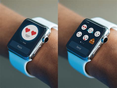 Emoji Chat Apple Watch concept by Knyaz Yaqubov on Dribbble