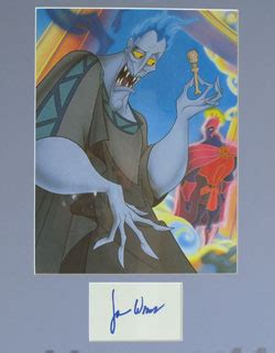 James Woods Autograph - Voice of Hades 0411 - Hercules Voice Autographs