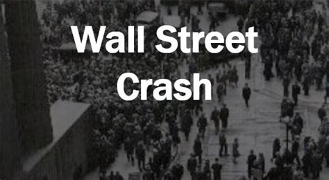 What was the Wall Street Crash? Definition and examples