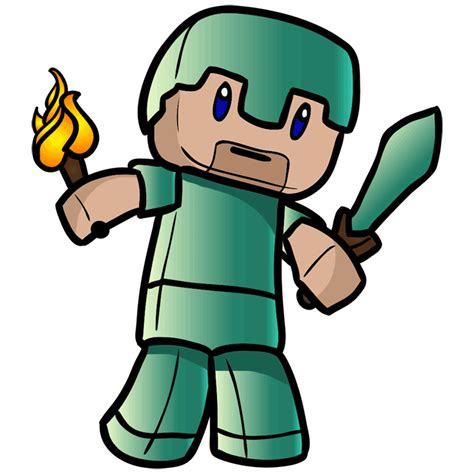 Easy to Draw Human Minecraft Chibi