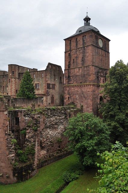 coisasdetere: “ The Heidelberg Castle ruins in Heidelburg, Germany ...