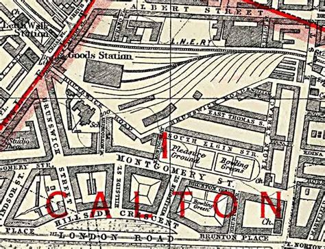 Edinburgh and Leith map, 1940 - East Thomas Street and surrounding ...