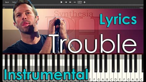 Trouble - Coldplay | Piano Backing Track Tutorial - YouTube