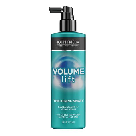 John Frieda Volume Lift Thickening Root Booster Spray for Natural Fullness, with Air-Silk ...