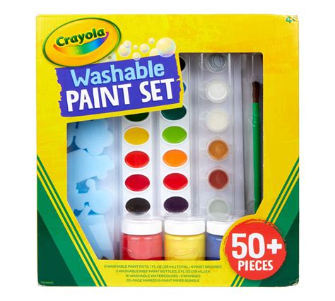 Washable Paint Set for Kids, 50+ Pieces | Crayola