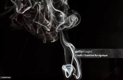 Abstract White Smoke Candle Black Background High-Res Stock Photo - Getty Images