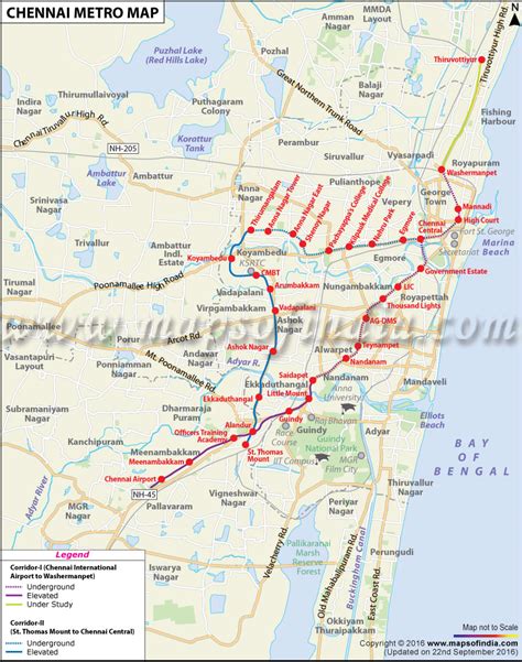 Chennai Metro Rail Map, Chennai Metro Stations, Routes, 51% OFF