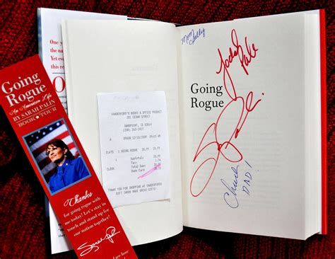 Sarah Palin Autographed Book