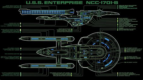 uss Enterprise ncc-1701-b diagram « MyConfinedSpace