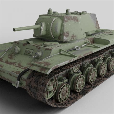 Descargar KV-1 Tank Model Kliment Voroshilov de sliceables