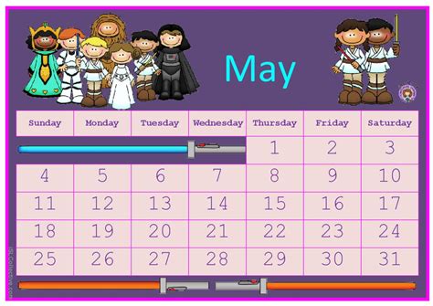 SCHOOL CALENDAR -MAY 2014 vocabulary…: English ESL worksheets pdf & doc