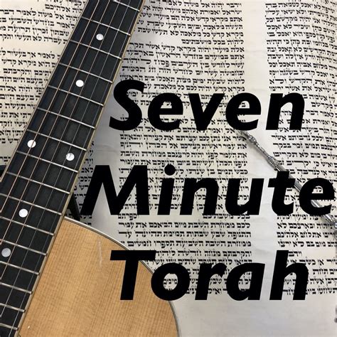 Rabbi Micah Streiffer on Twitter: "This week's Seven Minute Torah podcast!"