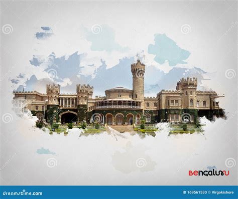 BANGALORE TOURIST PLACES BANGALORE PALACE Stock Photo - Image of history, asian: 169561530