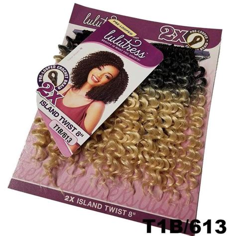 Sensationnel Lulutress Crochet Braid - 2X Island Twist 8 – HAIRSOFLY SHOP Curly Crochet Hair ...