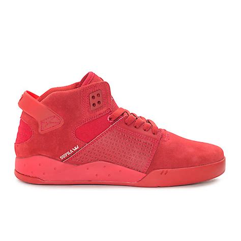 Supra Skytop III Red Red - Gangstagroup.com - Online Hip Hop Fashion Store