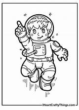 Free Printable Astronaut Coloring Pages For Kids Space sketch template