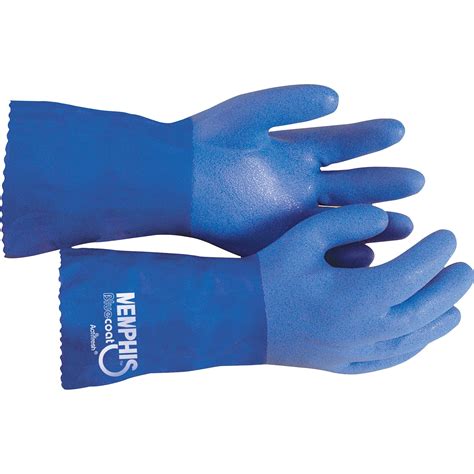 MCR Safety - Chemical Gloves,L,12 in. L,Blue,PR 6632L - Walmart.com - Walmart.com