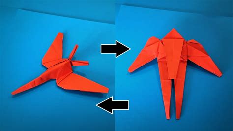 Origami Transformer | How to Make a Paper Transformer Turns into ...