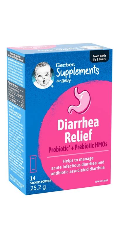 Buy Gerber Diarrhea Relief Probiotic + Prebiotic HMO's at Well.ca ...