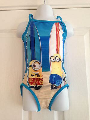 BNWT NEXT Despicable Me Minions Swimming Costume Swimsuit 3 Years 98cm | eBay