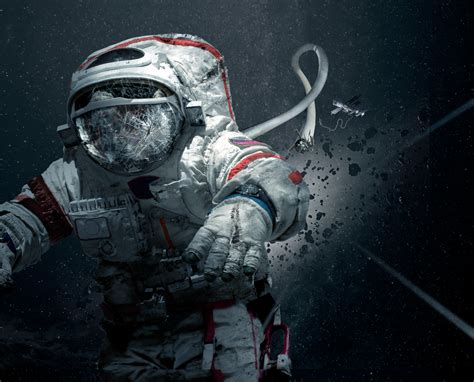 ArtStation - Astronaut lost in space