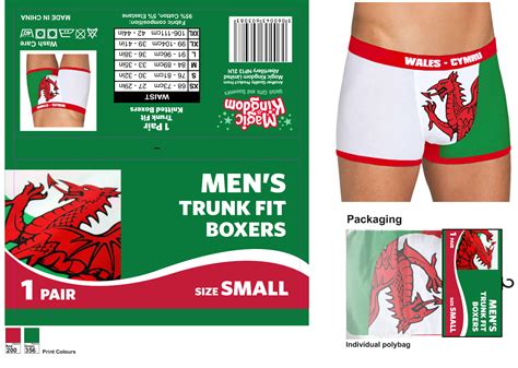 Men's Welsh Flag Boxer Shorts at GiftwareWales® - Giftware Wales