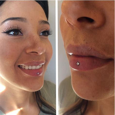 Daith Piercing, Piercing Labret Vertical, Piercing Implant, Spiderbite Piercings, Piercing Face ...