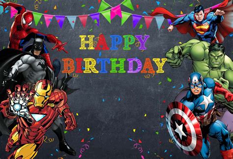 Total 61+ imagem happy birthday marvel - br.thptnganamst.edu.vn