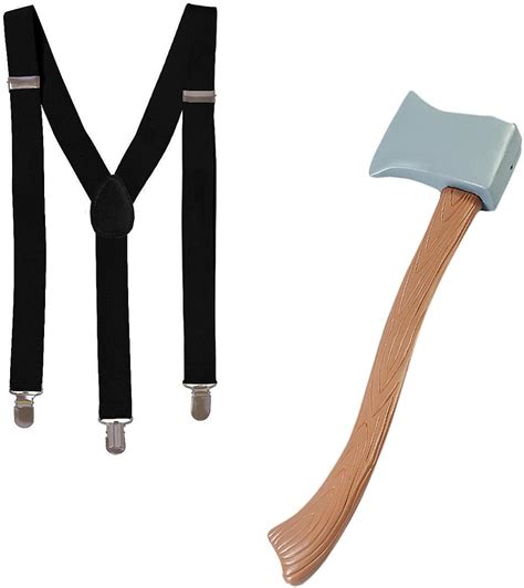 Amazon.com: Tigerdoe Lumberjack Halloween Costume - Giant Toy Axe - 24 ...